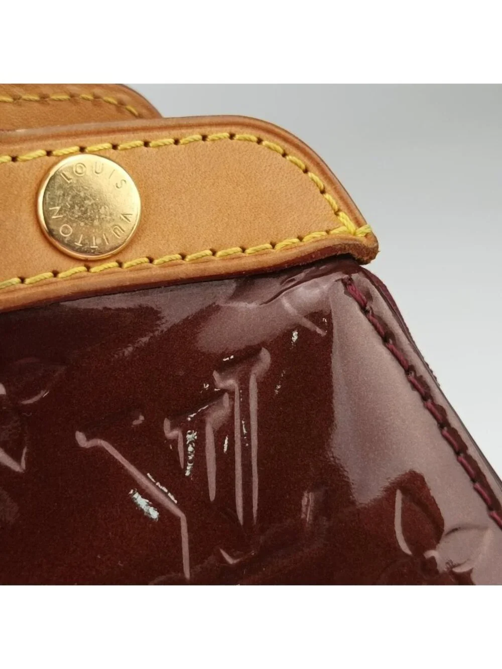 Louis Vuitton Blair MM Rouge Fauvist Vernis Shoulder Bag